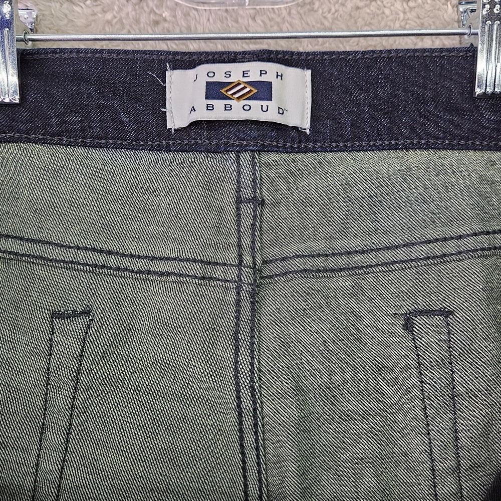 Joseph Abboud Jeans Mens 36x32 Blue Slim Fit Dark Wash Straight Stretch Denim - Picture 4 of 12